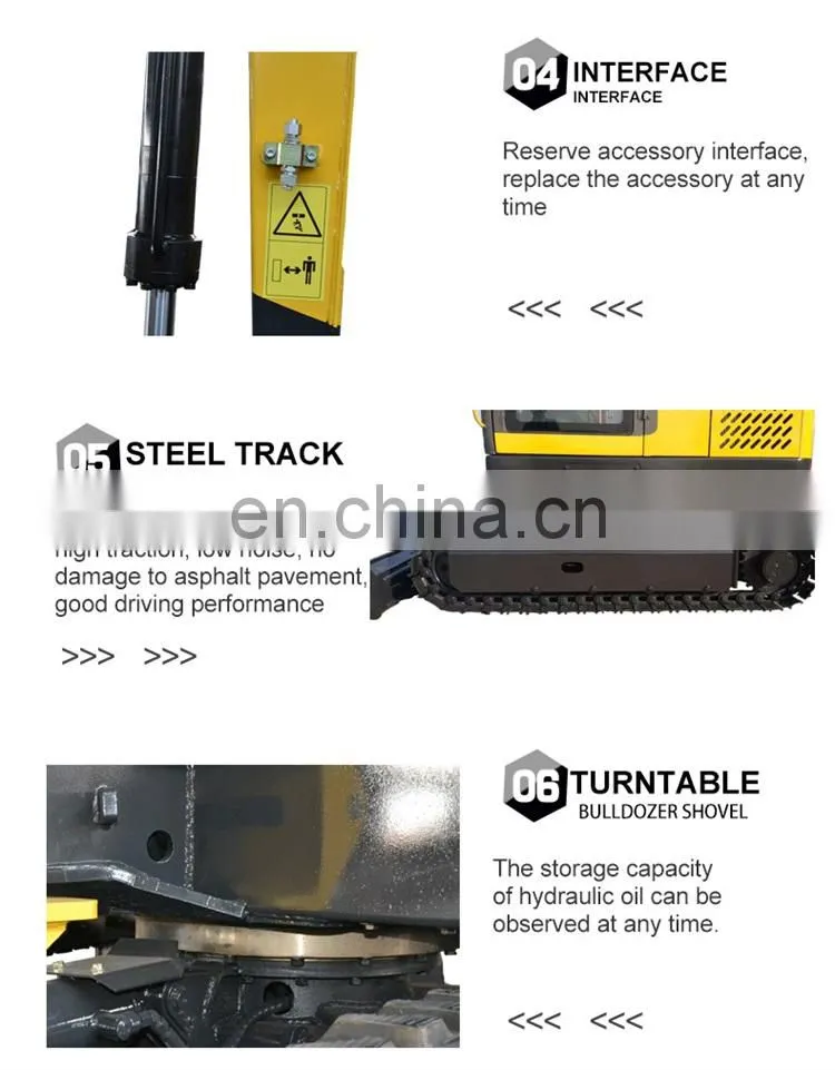 powerful mini excavator tilt bucket low price for sale
