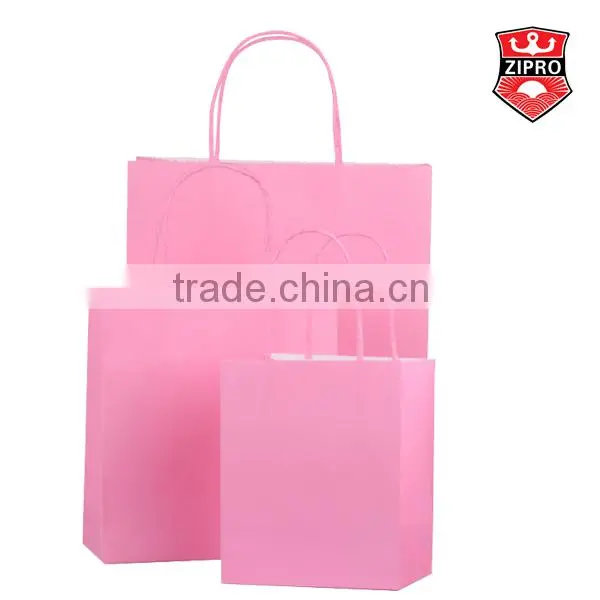 Hot sale paper kraft bags with handles gift bag christmas brown paper gift bags