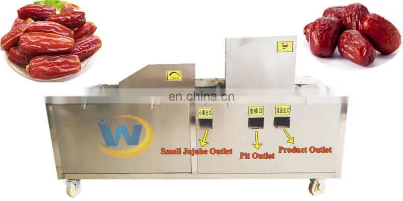 Date palm jujube pitter zizyphus jujuba pitting machine dates processing machine