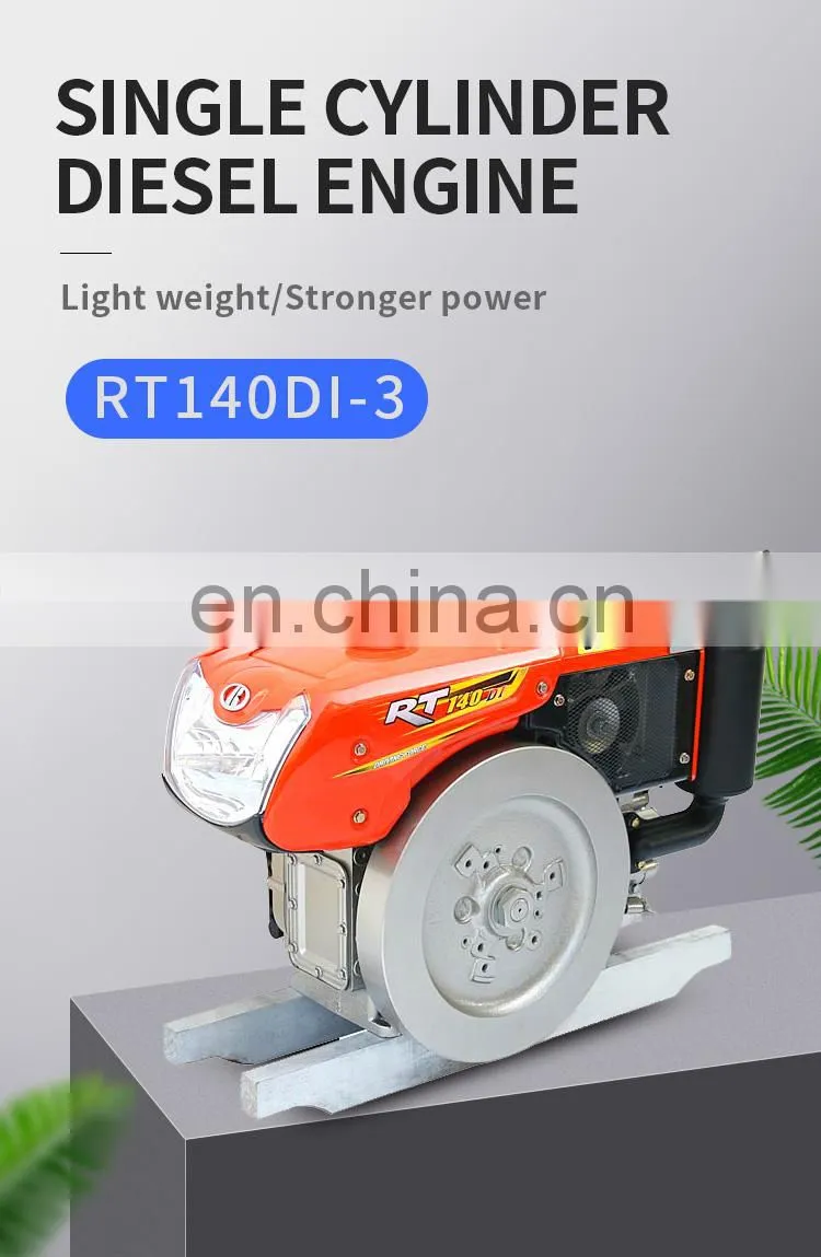 chinese manufacturer water-cooled diesel engine water cooling RT140 diesel engine