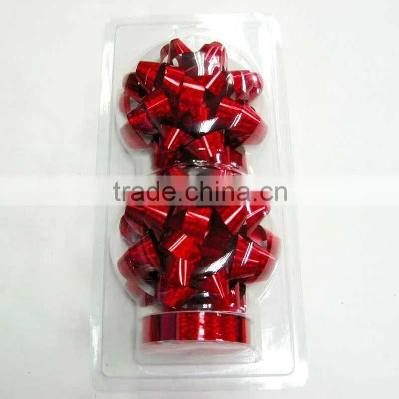 Spring Colors Valentine's Day Decorative Ribbon and Star Bow