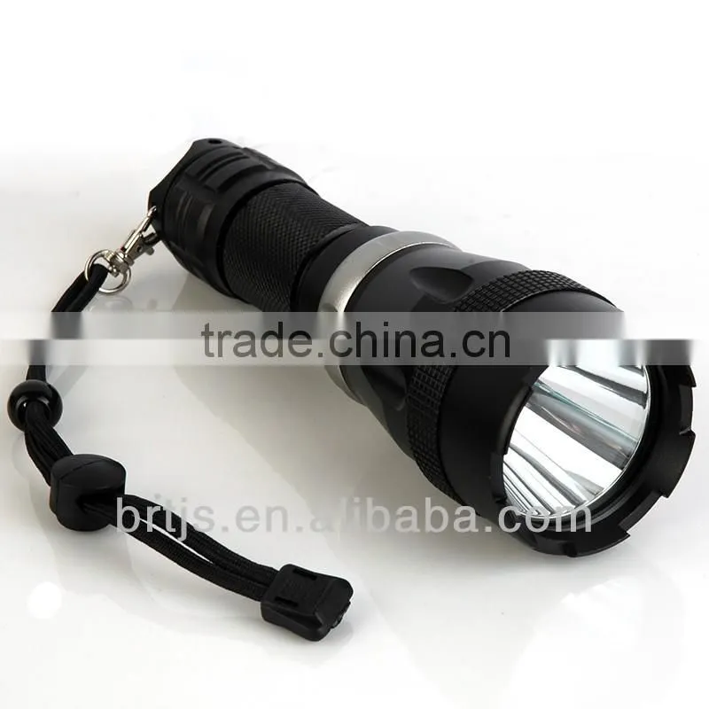 Underwater LED diving light aluminium flashlight