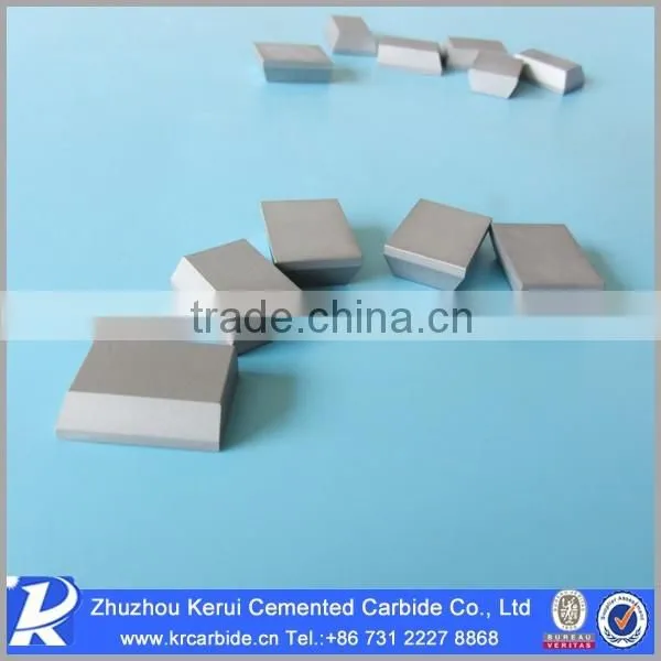 Customized brazed carbide tips for saw blade stone cutting