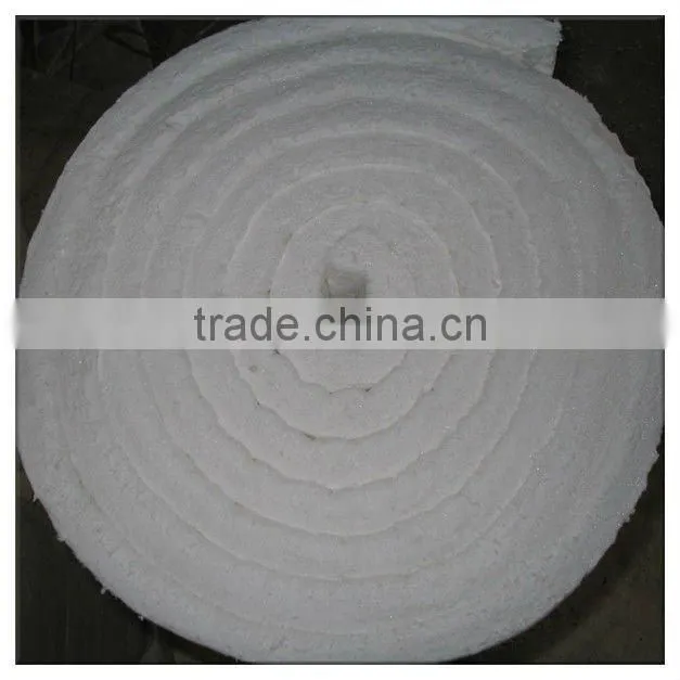25x610x7200mm 128kg/m3 1260 Spun Ceramic Fiber Blanket