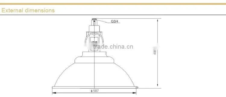 Waterproof and dustproof anticorrosive factory lamp without maintenance