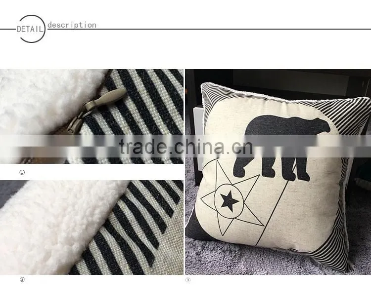 printed home decor cushion