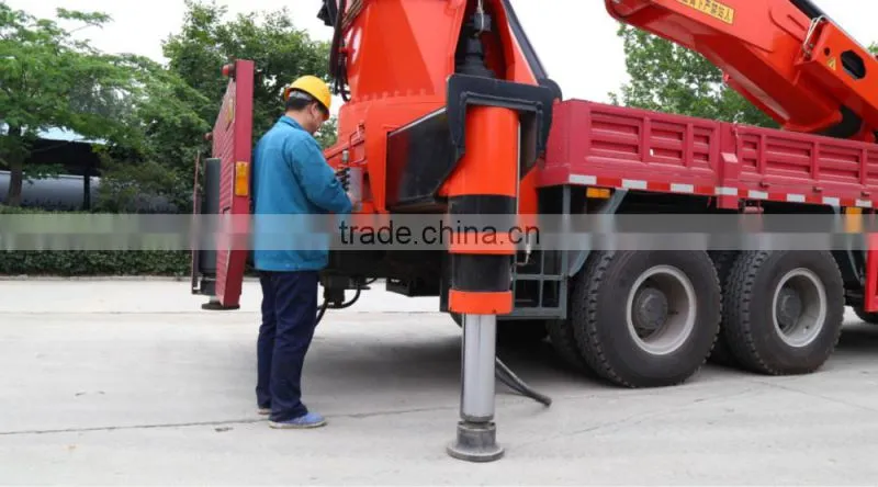 lowest price !!! Euro 2 6*4 truck mounted crane