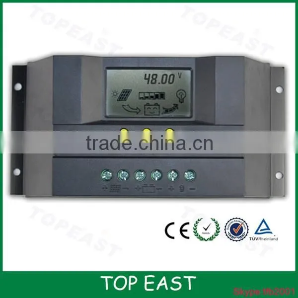 80A MPPT Solar Charge Controller With LCD Display for solar regulator lithium