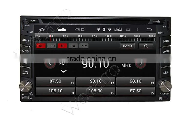 Wecaro 6.2" WC-2U6400 Android 4.4.4 car stereo quad core car dvd player tv tuner stereo mirror link