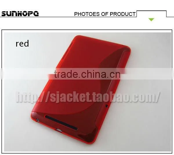 s line Tpu Gel soft pad case for google nexus 7
