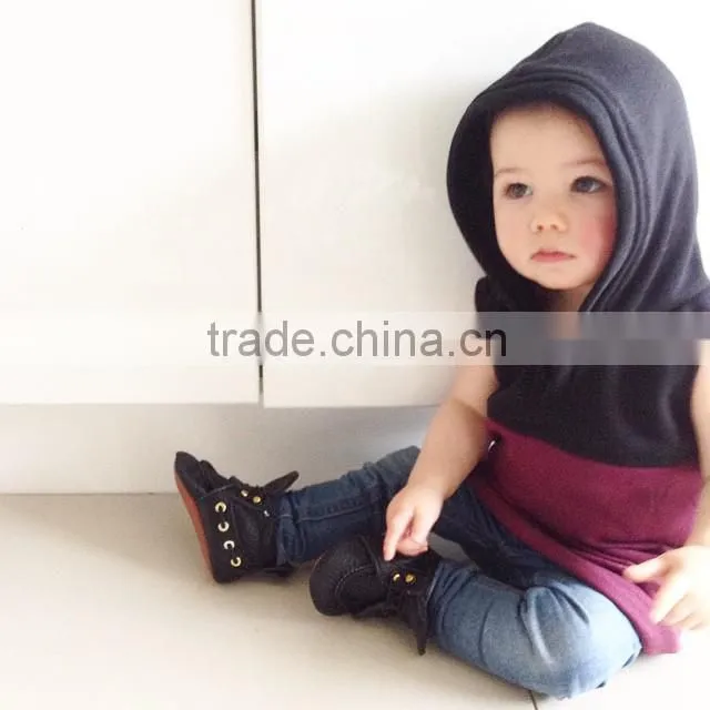 Male And Female Children Autumn & Winter New Arrival Kids Waistcoat Vest Baby Thick Keep Warm Hooded Vest Coat With 4 Colors