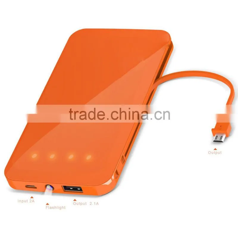 High quality oem dual port power bank 10000mah