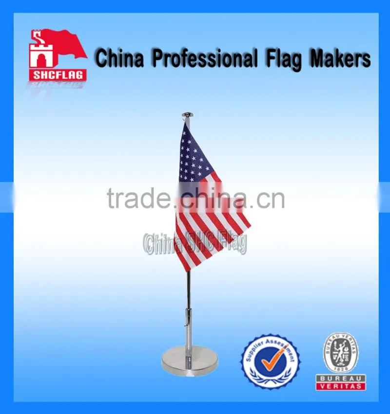 Outdoor and indoor decoration table flag stand
