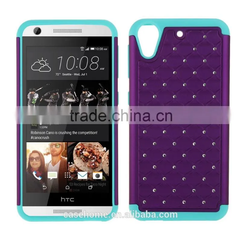 2016 New Glitter Diamond Tough Hybrid Shockproof Armor Cover Case For HTC Desire 626 626S