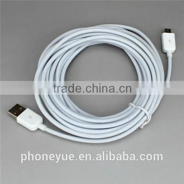 long length 3m/9ft in bulk micro usb data cable for android phone