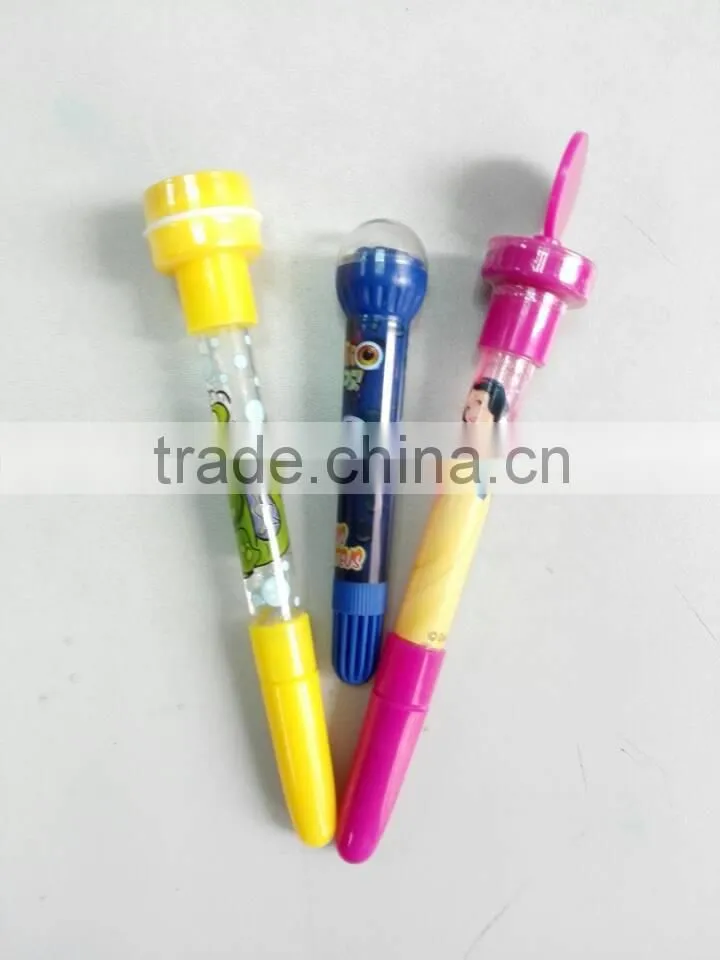 Pencil set with rubber stamp