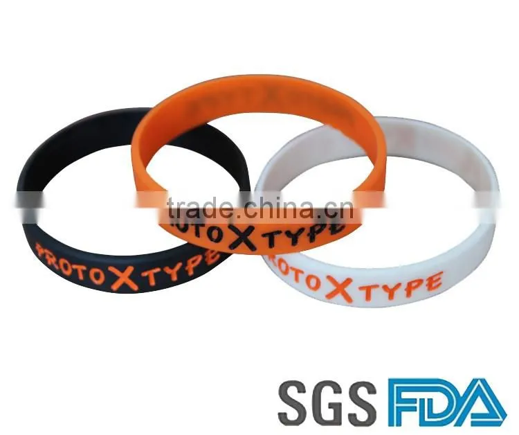 BPA Free Silicone Bracelet, Cheap silicone wristband