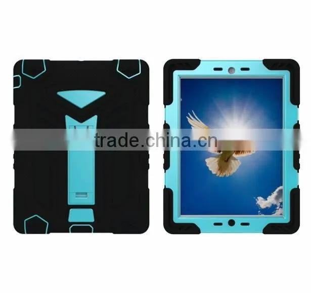 Dragonfly Design With Stand Holder Heavy Duty TPU PC Armor Hybrid Shockproof Protective Phone Cover Case For iPad Mini 4 TB-0269