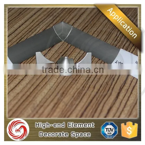 High end market laminate flooring baseboard