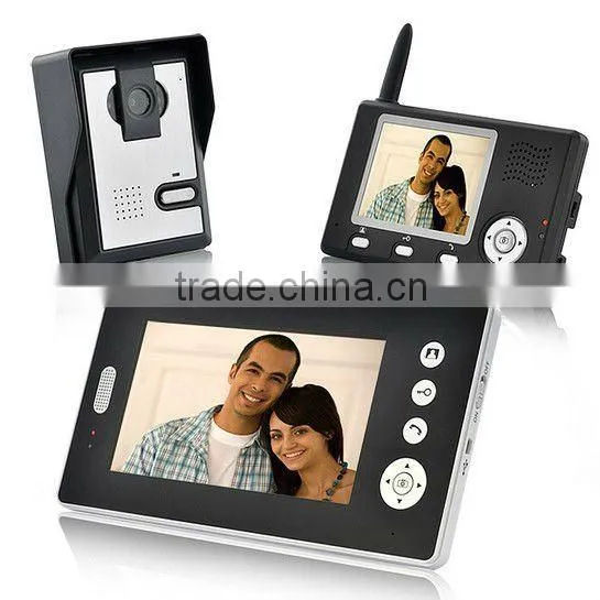 7 inch color wireless video door phone
