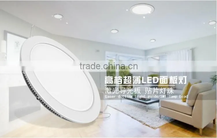Ultra-thin LED panel lights 15w 1350LM Round Mini Dimmable LED Ceiling Light 185mm Hole Size
