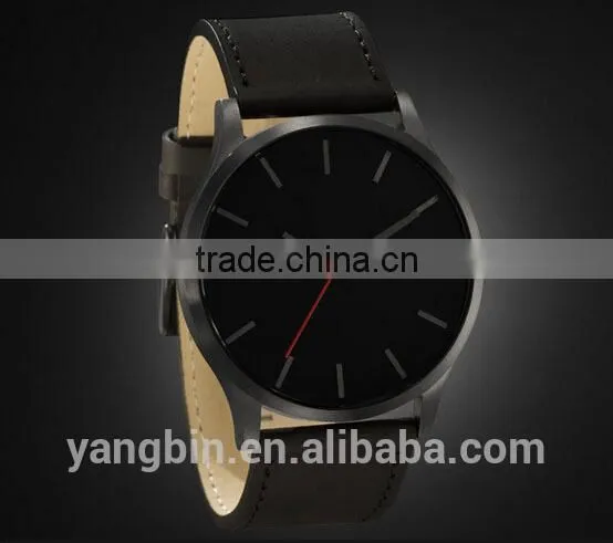 2015 vogue mens stainless steel case new design mens watch