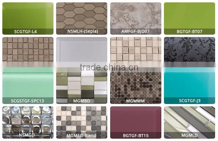 Glass Tile for wall use featured wall background(GT-VP01)
