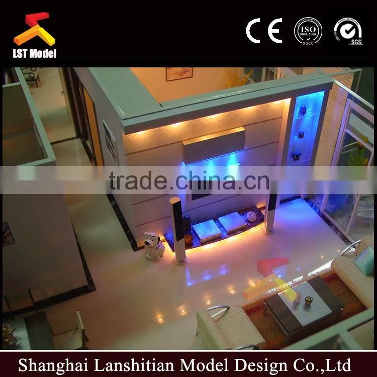 architectural scale model making,apartment internal layout model
