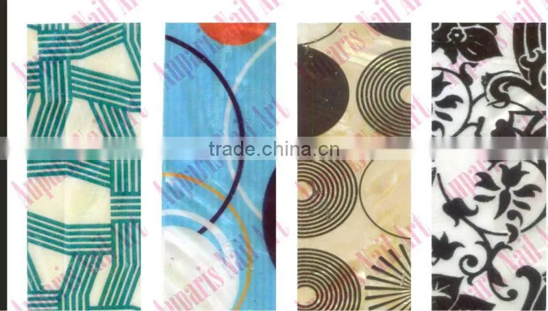 Hot ! nail art decoration, shell sheet, fashionable design !!