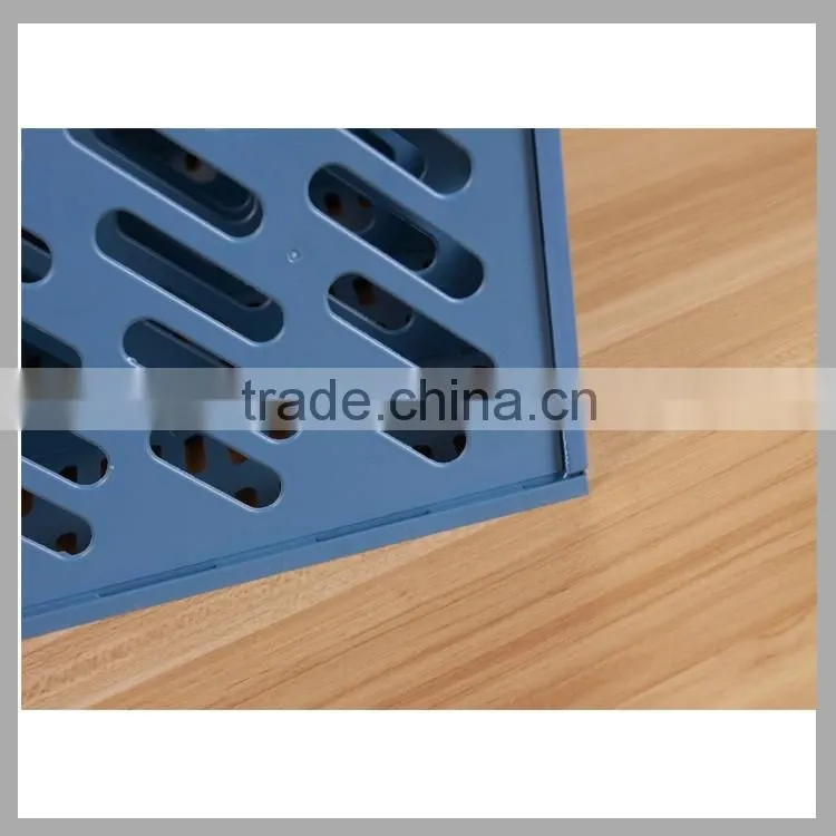 Hot sale office stationery desktop magazines rack with 4 compartments