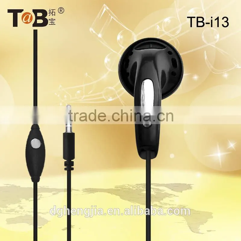 2015 Stereo cheap earphones with speaker for mobile phone/computer with mic