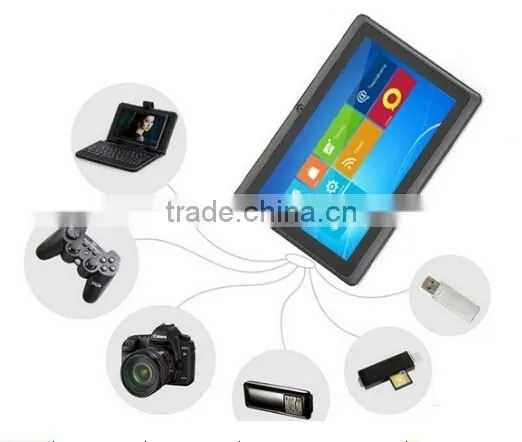 Custom LOGO 7 inch 1024*600 Allwinner A33 Dual Core Android 4.4 Capacitive Touch Screen Tablet Wifi Bluetooth Support Q8 Tablet