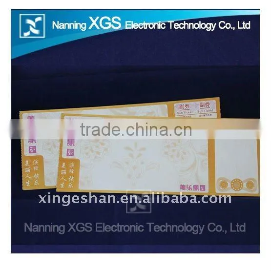 RFID Paper Tennis Match Ticket