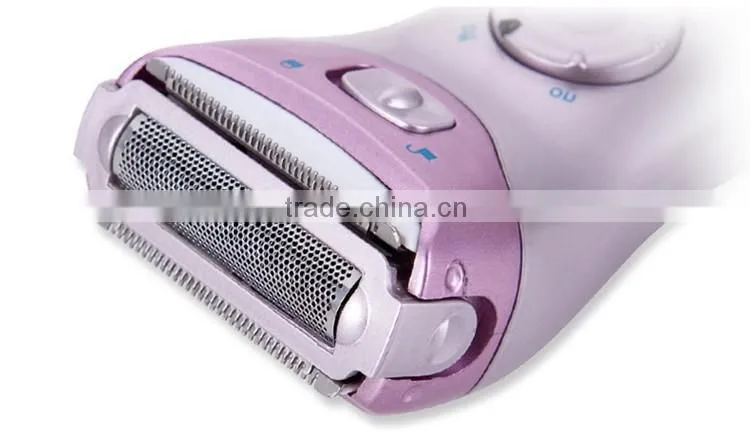 Cheap Price epilator 2 pcs AA Battery operate Waterproof lady epilator
