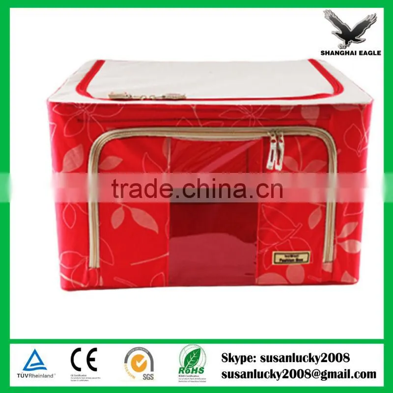 High Quality Folding Non-Woven Storage Closet Box with PVC Window (diectly from factory)