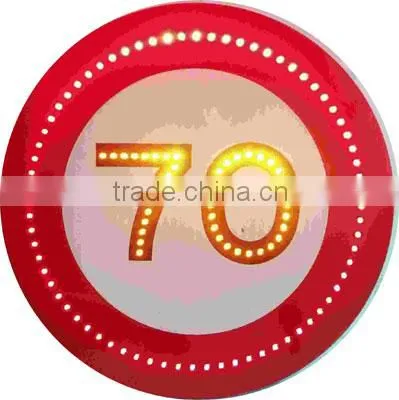 RSG cheap high quality solar powered traffic speed sign/traffic mark