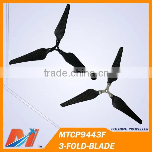 Maytech quadcopter 9inch 3 blade carbon fiber propeller for dji