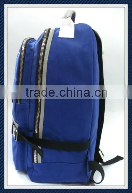 Heavy Canvas backpack bag with good quality zipper