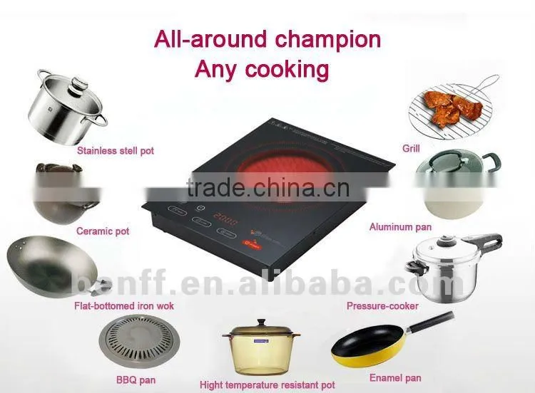 CE,CB,GS,RoHS,ERP certificate EUROKERA glass no raditaion electric 4 plate cooker