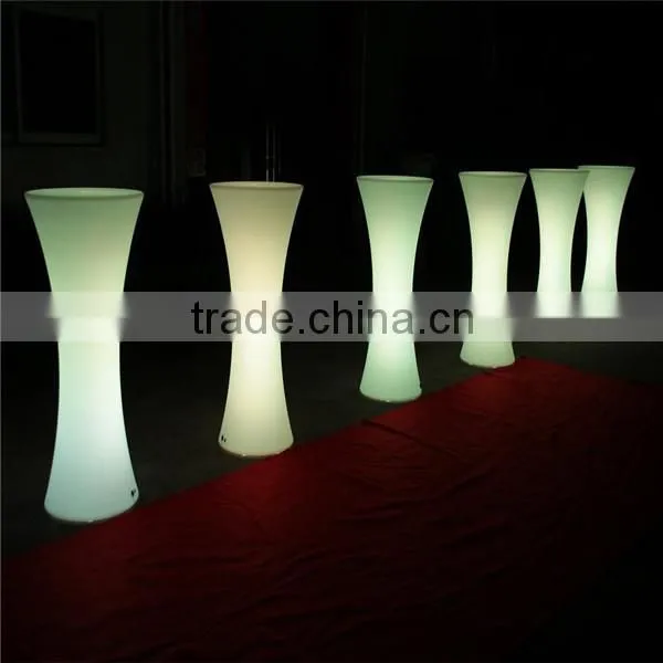led furniture table and chair rechargeable led table home table with led