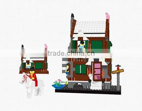 Enlighten brick building toys Castle Block Toy Set
