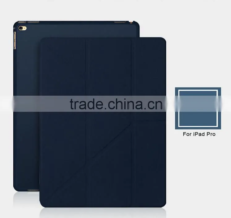 Smart multi-angle tablet case flip stand transformers cover for ipad pro case