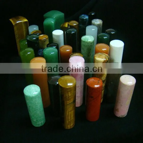 tiger eye stone round gemstone stamp for sale