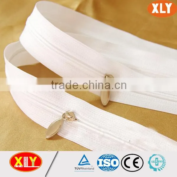 zipper factory wholesale fancy invisible zipper roll for dress
