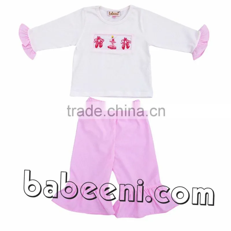 Sweet heart hand smocked girl set for Valentine