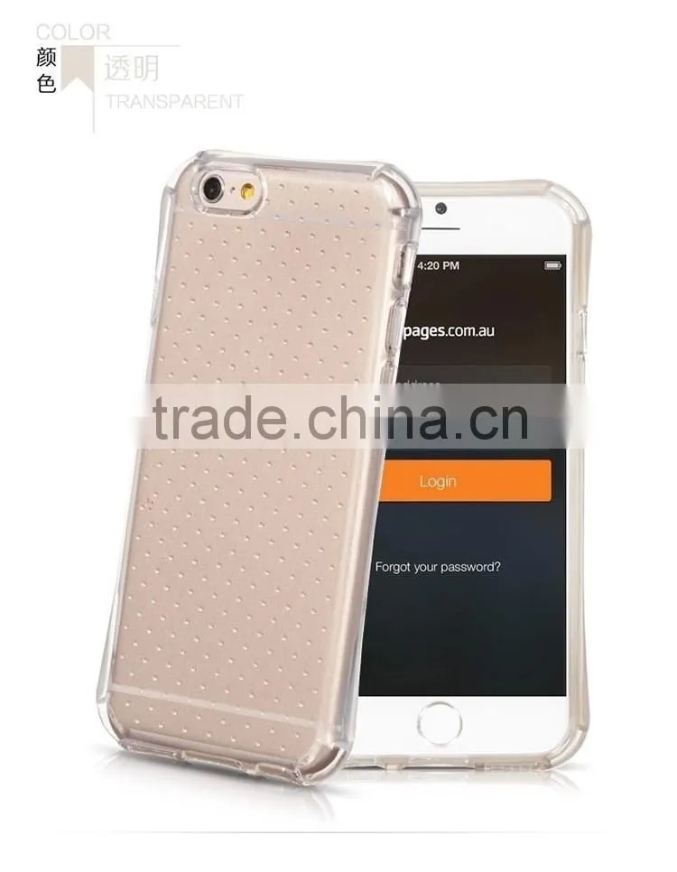 New shockproof Ultra Thin Light Clear Soft Gel TPU Silicone Case Cover For iPhone 6 6S pLUS