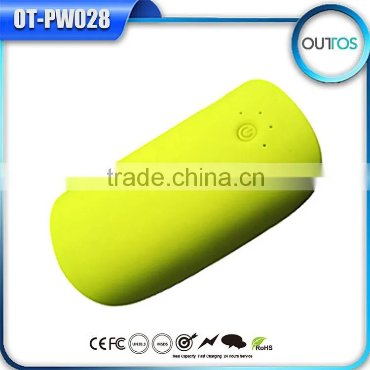 Mobile Accessories Coloful Pillow Shape Power Bank For Smartphone