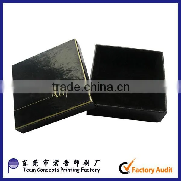high quality small black gift boxes for jewelry