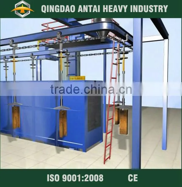 QT37 hanger type shot blast cleaning machine