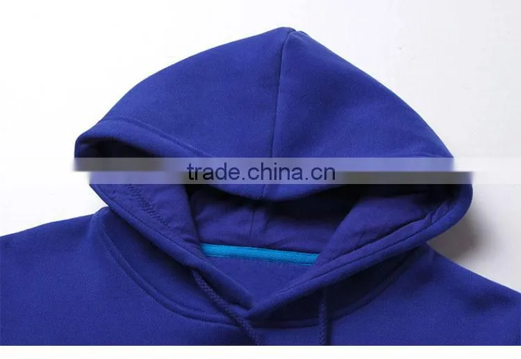 Fashion loose Kangaroo pocket custom wholesale for bright letters printed hoodies